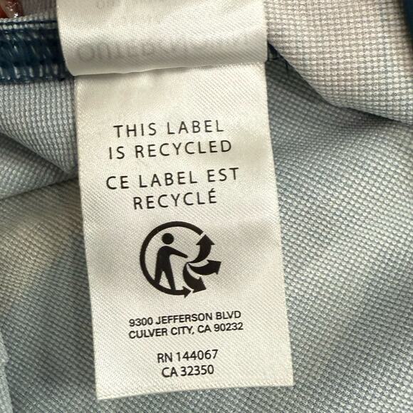 Outerknown Blue Pink Yellow Orange Brush Strokes Men's Swim Shorts Trunks sz 34 - Picture 7 of 10